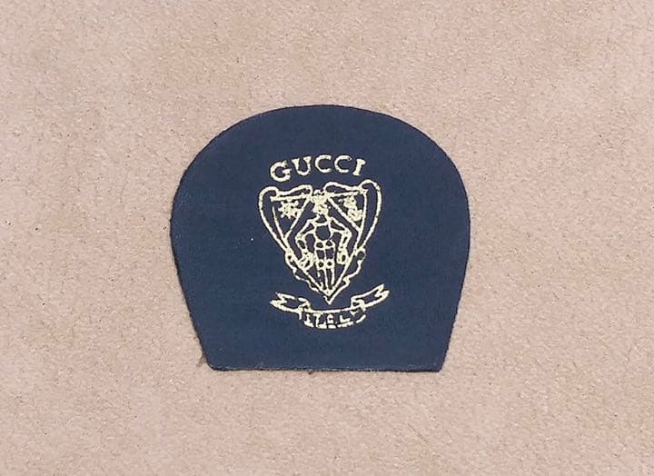 大型ヴィンテージ Gucci 35×55cm デスク事務用品二折図面書類ホルダー