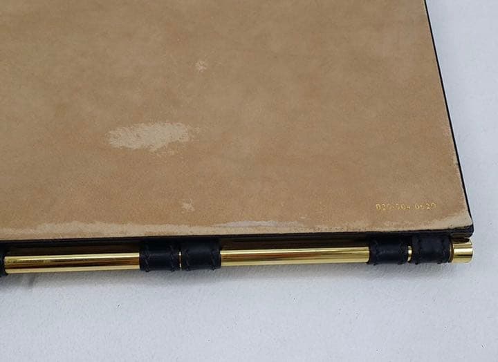 大型ヴィンテージ Gucci 35×55cm デスク事務用品二折図面書類ホルダー