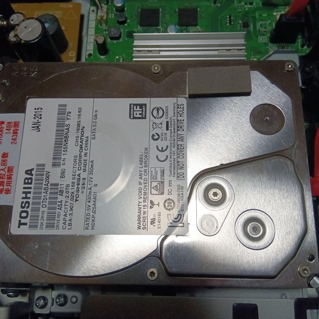 SHARP AQUOSブルーレイ BD-T2800 HDDは新同品交換第3弾