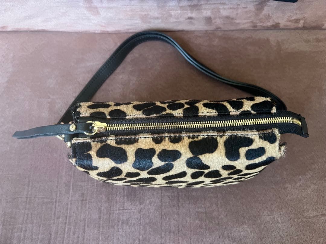 美品⭐️GIANNI CHIARINI ヒョウ柄✨ショルダーバッグ/ 2WAY