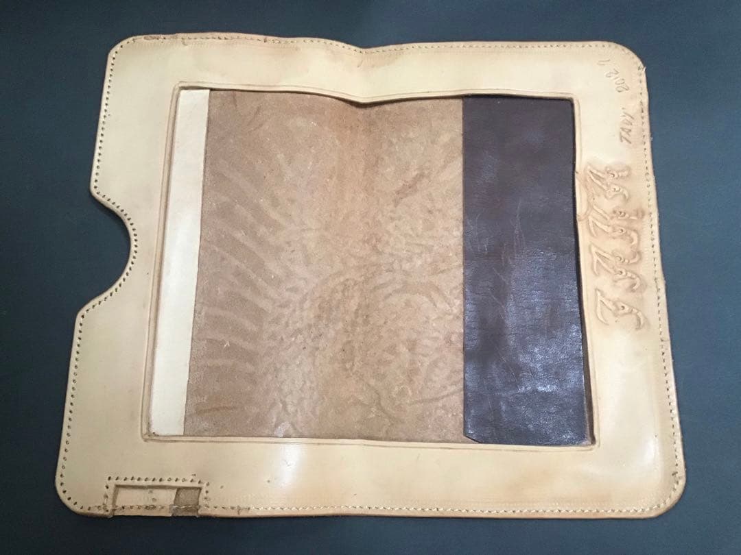 [生前特注品] TADY本人手彫り(TADY&KING)龍レザーアート未使用