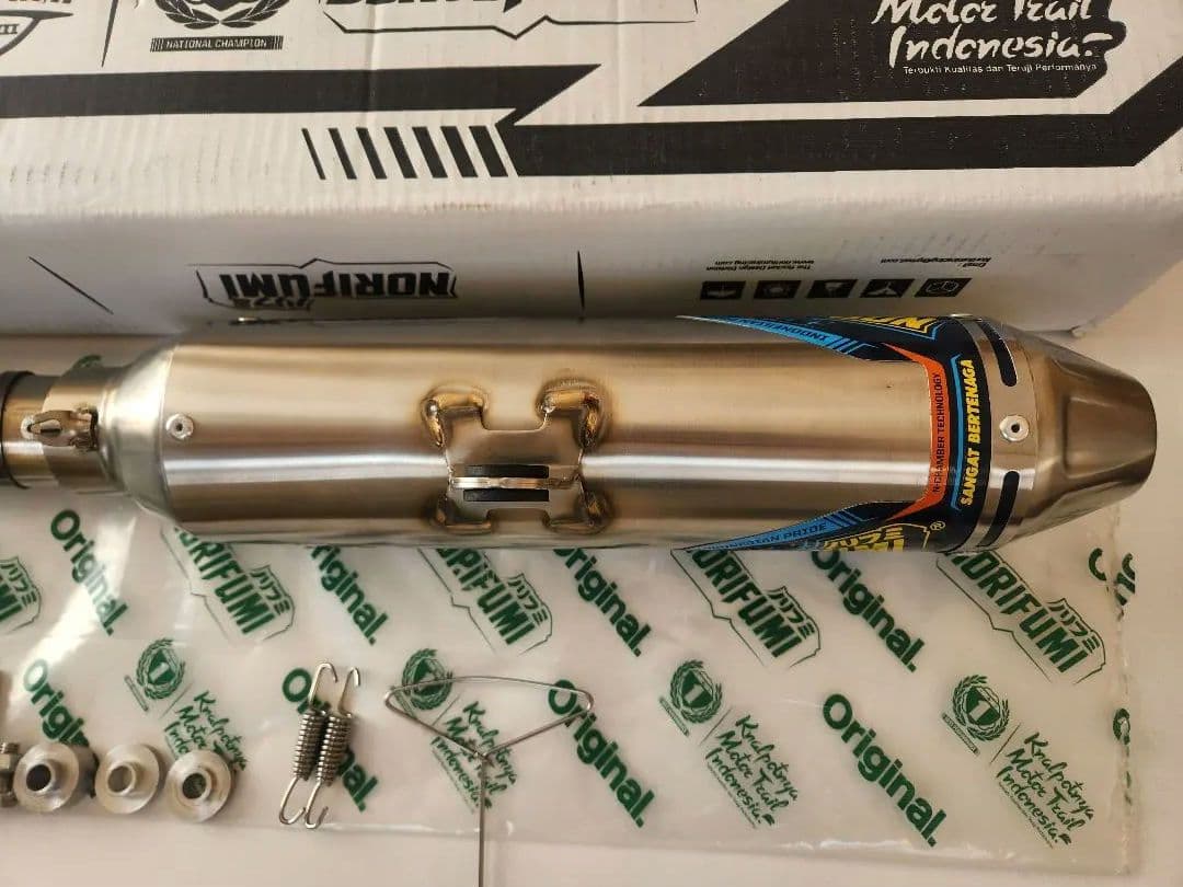 ノリフミマフラー　セロー250／トリッカーRocket4ステンレス