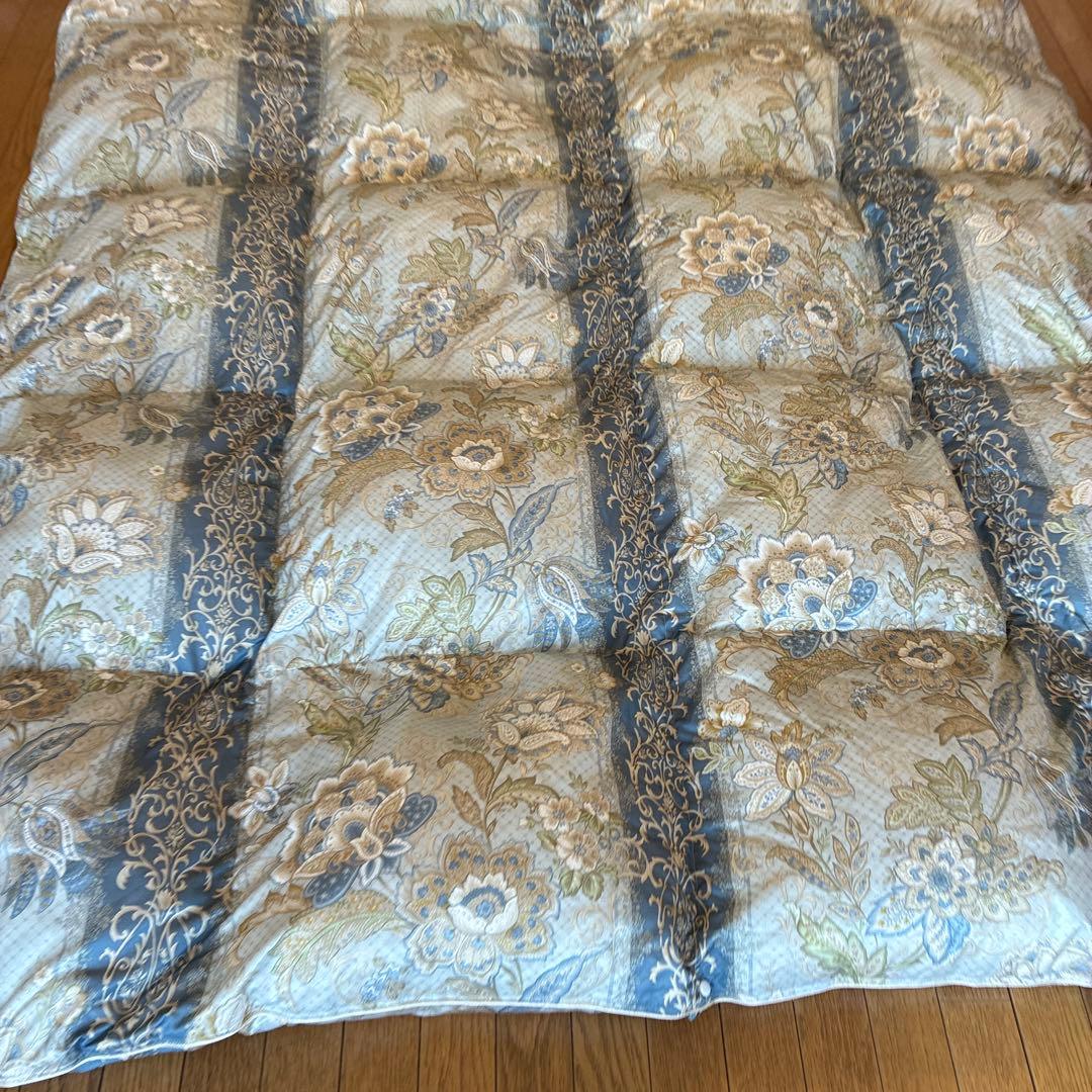 ❶フランスベッド羽毛掛け布団1.４キロ丸洗い大丈夫です