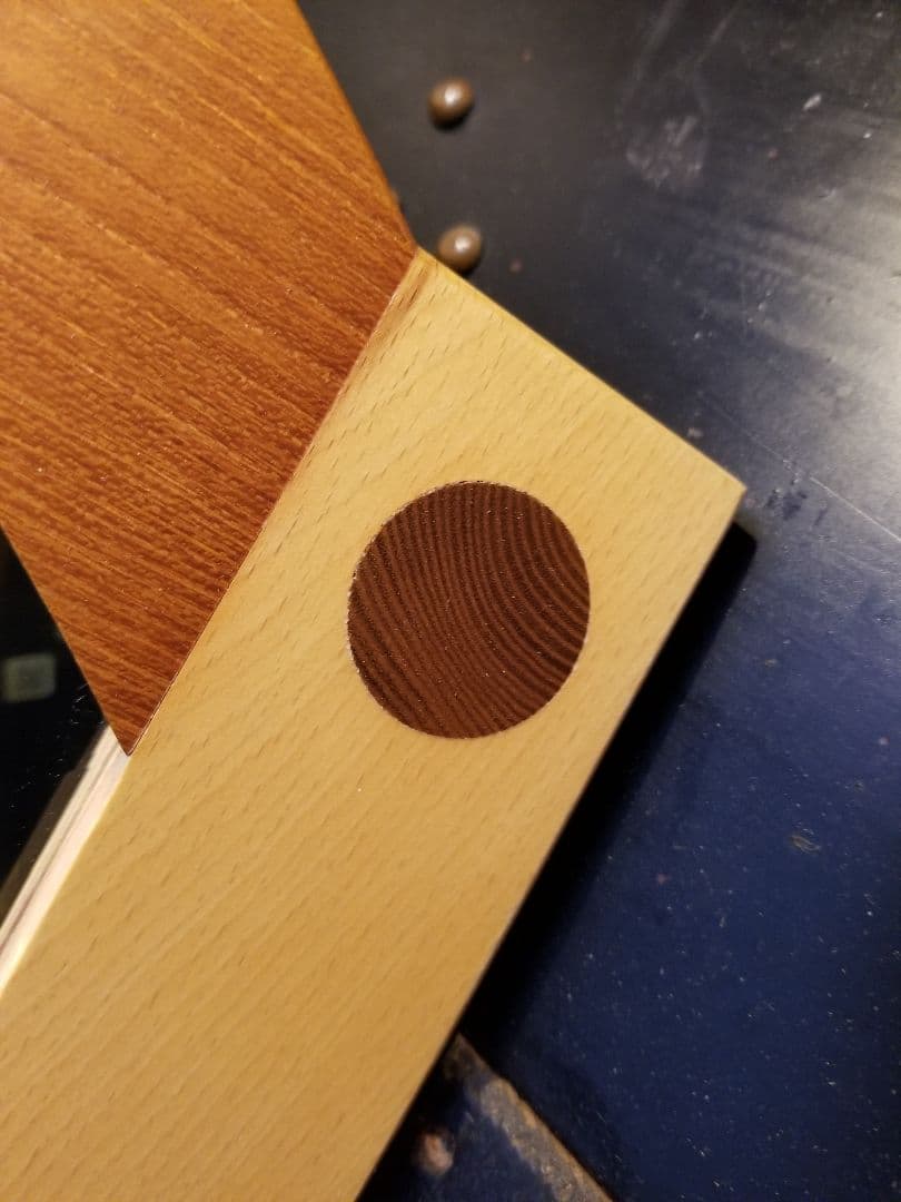 塩川光明堂　北欧　アートモダン　多素材　オーク　ウォルーナット　チーク　無垢材