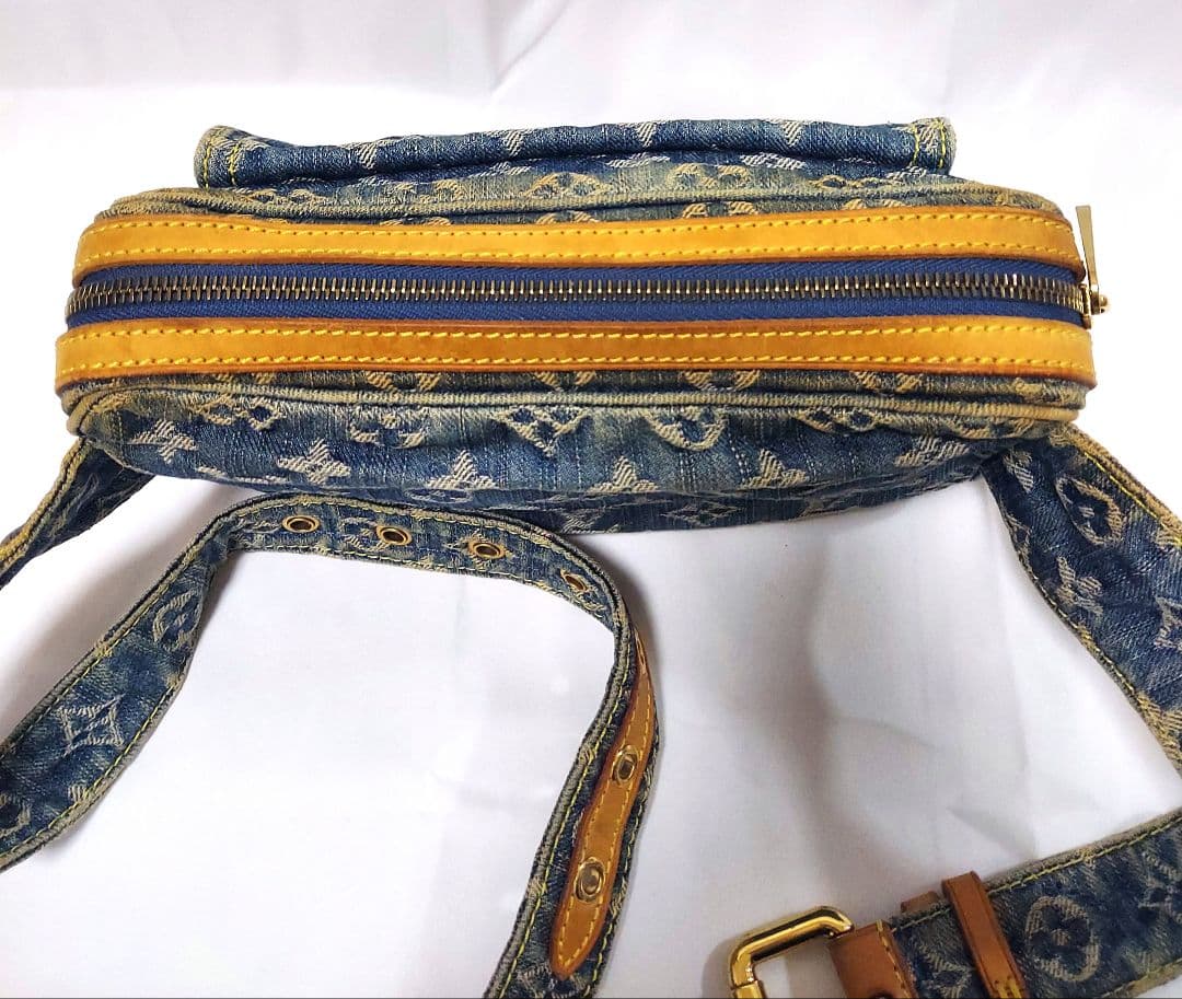状態良好 デニム ボディバッグ バムバッグ ウエストバッグ ウエストポーチ 希少