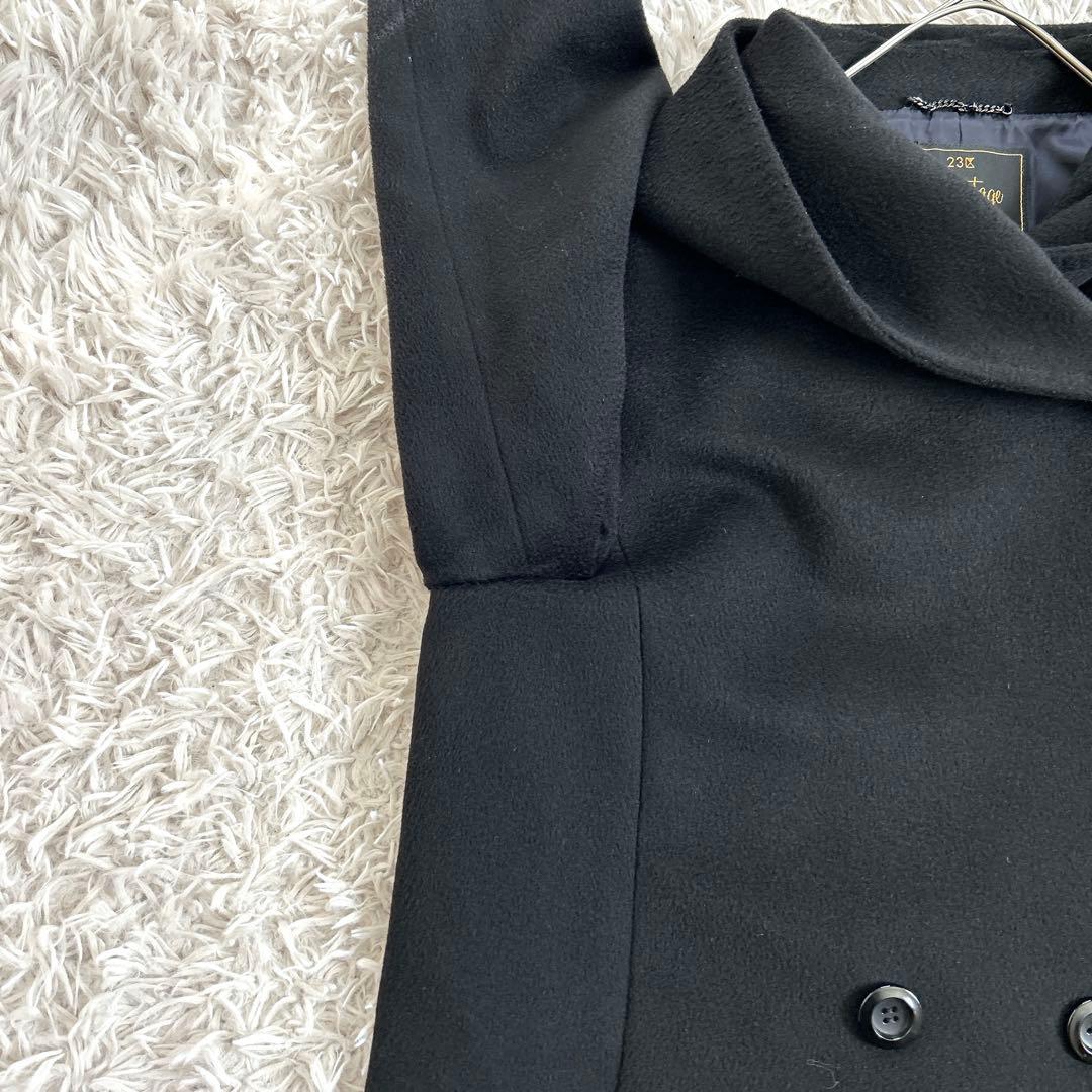 レアサイズ⁂美品⁂23区⁂フーデットコート　ロロピアーナ　大きいサイズ　5L 黒