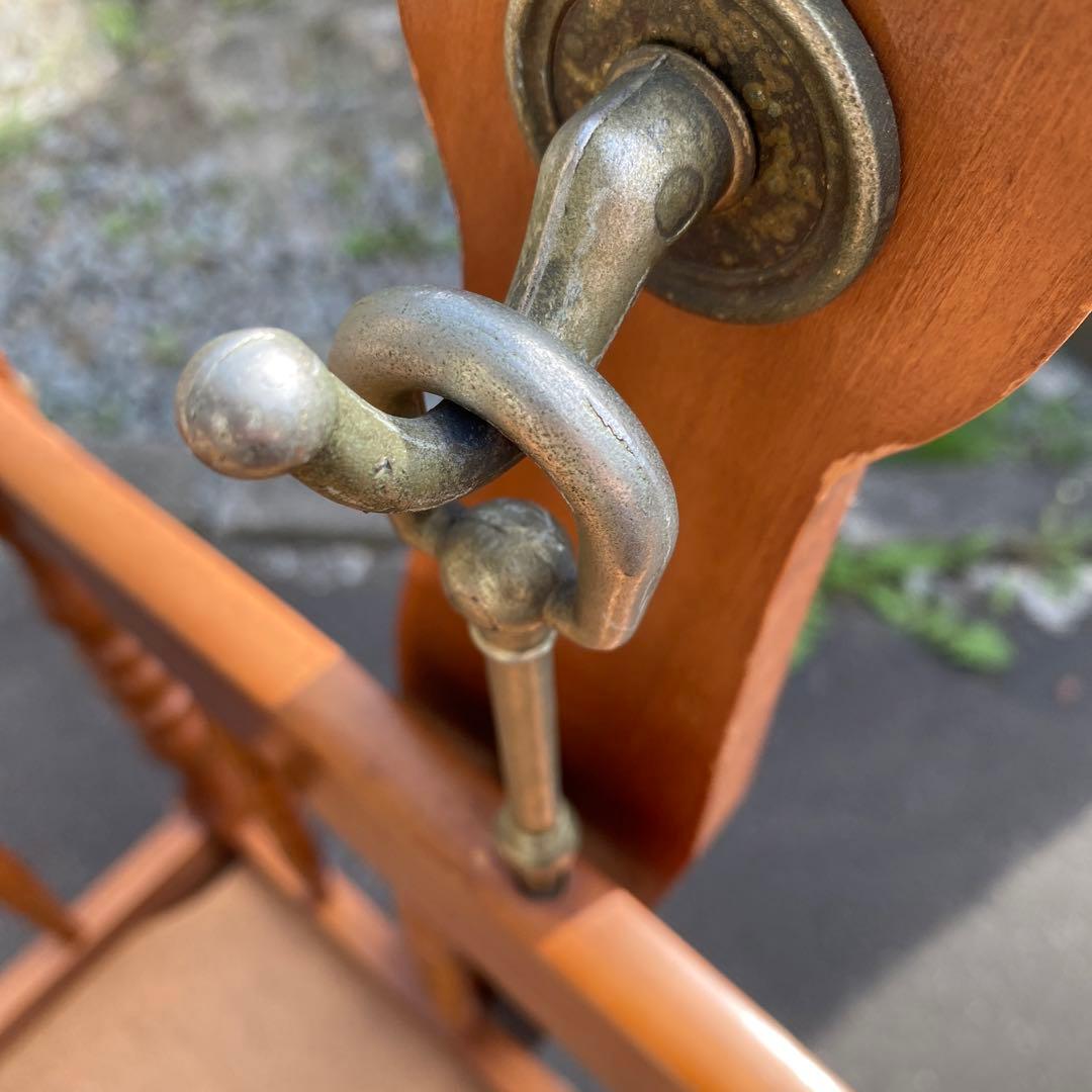 【希少品】アンティーク　ベビーベッド　ゆりかご　レトロ