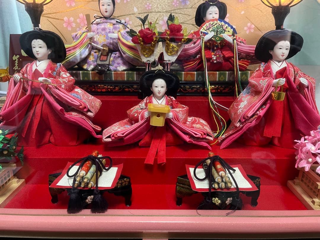 雛人形　ケース付き