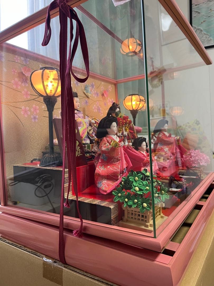 雛人形　ケース付き