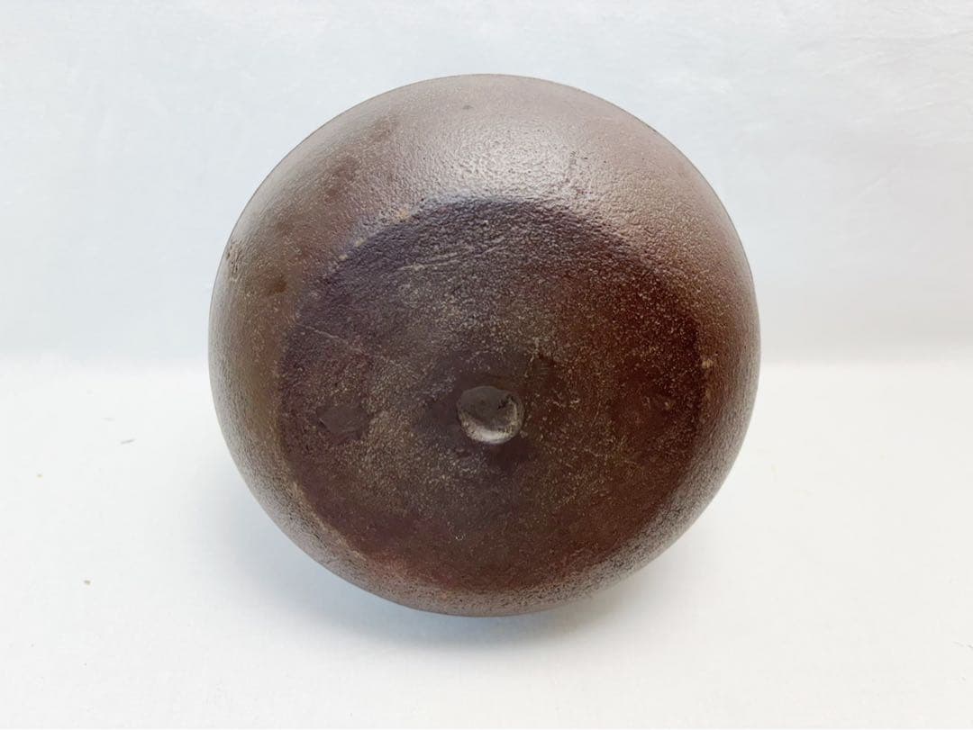 未使用 茶道具 人間国宝 釜師 高橋敬典造 旦座釜 釜印 金属工芸 茶釜 共箱