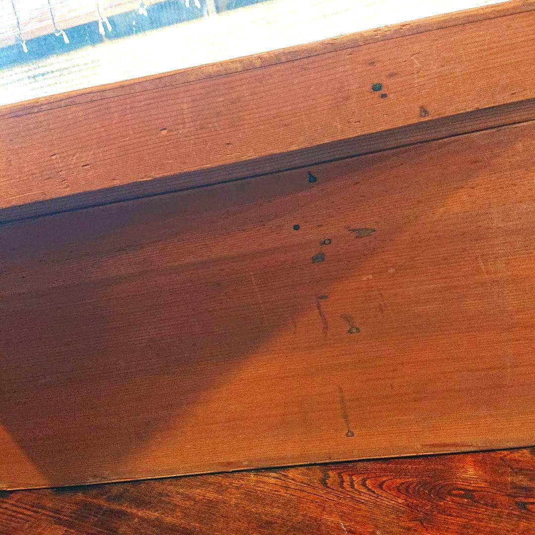 骨董 総檜 軸箱