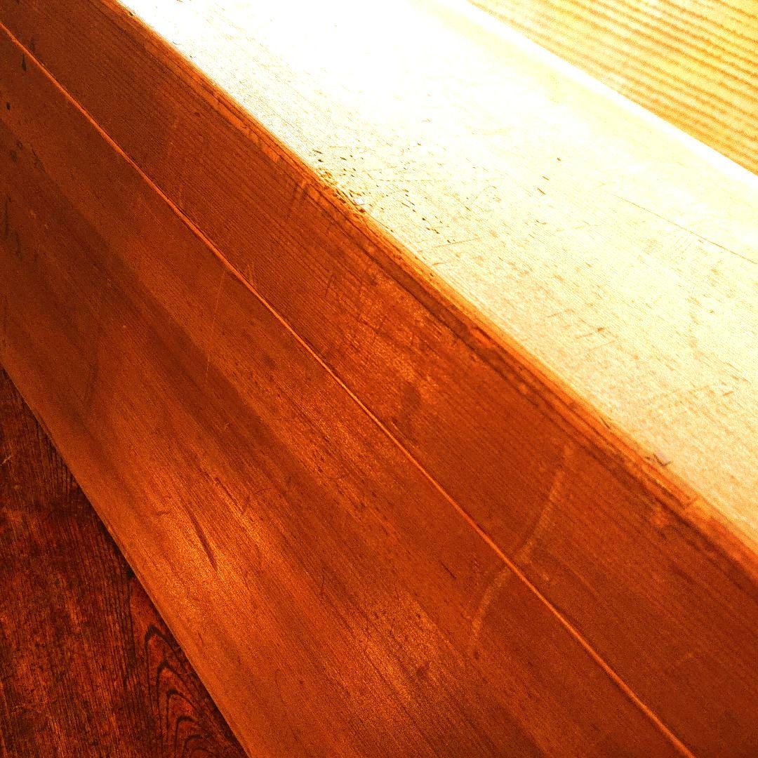 骨董 総檜 軸箱