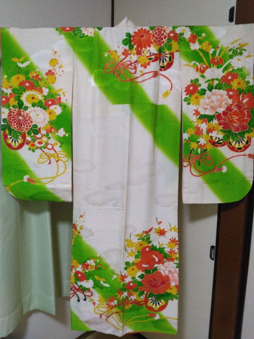 七五三　着物　帯　草履　鞄　帯留め　フルセット