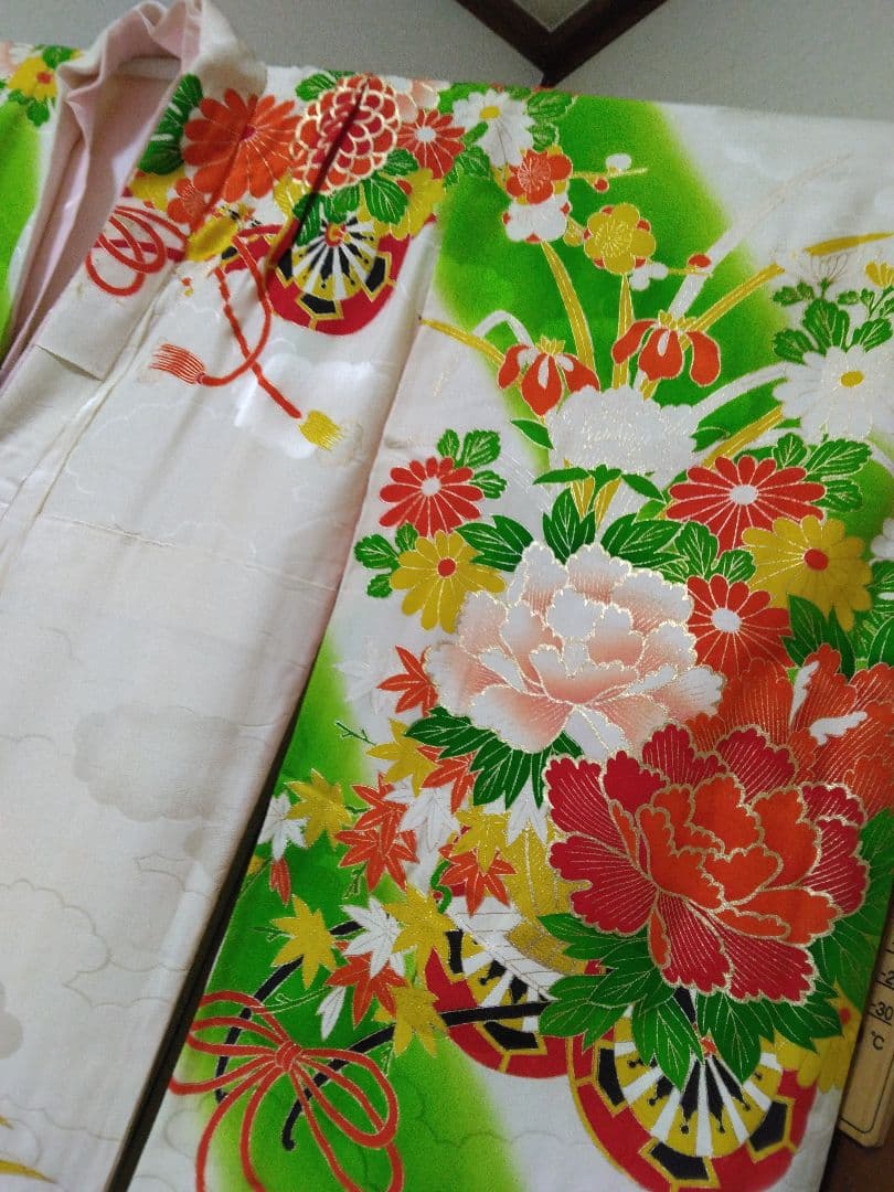 七五三　着物　帯　草履　鞄　帯留め　フルセット