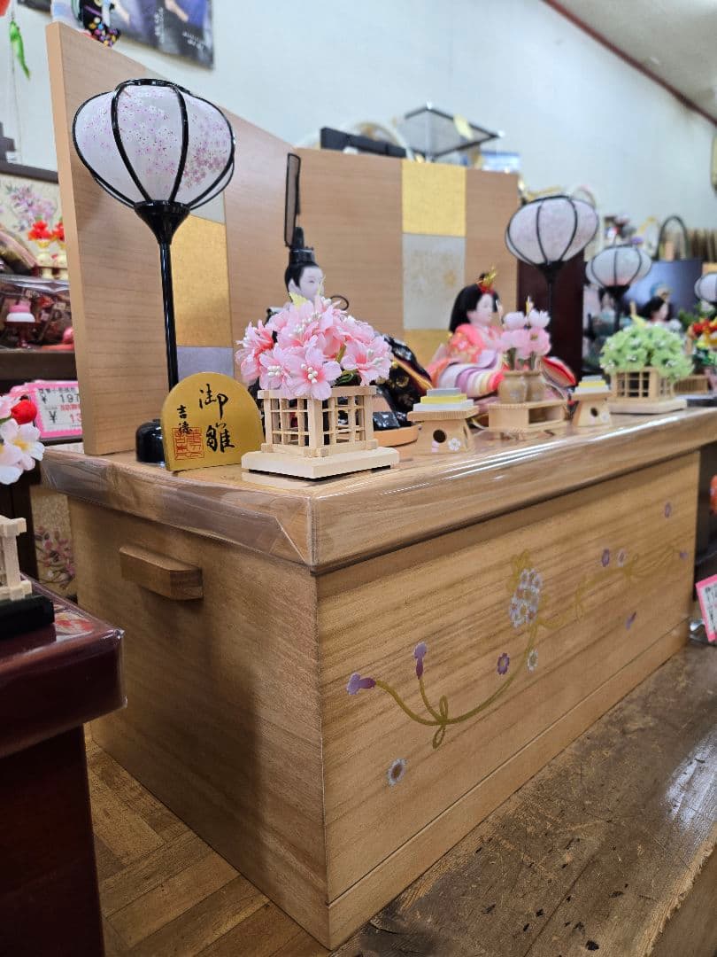 【展示品限り】雛人形 収納飾り　※閉店セール　22