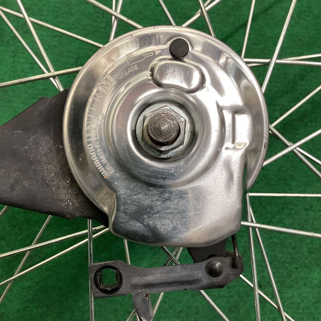 後ホイール　700x42c　外装６段　リア　ON　タイヤ付　ローラーブレーキ付