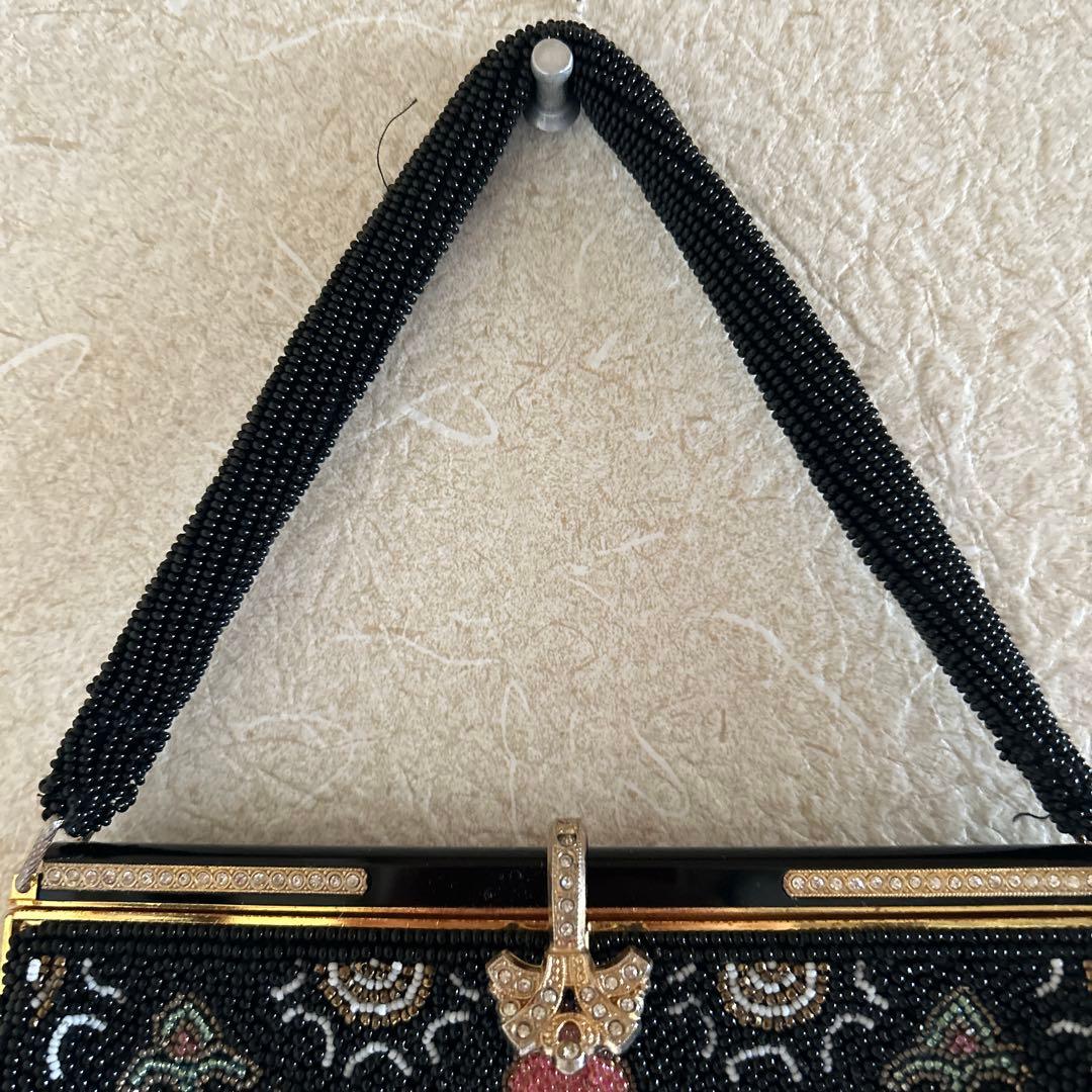 ビーズバッグ　和装　手縫い　ヴィンテージ