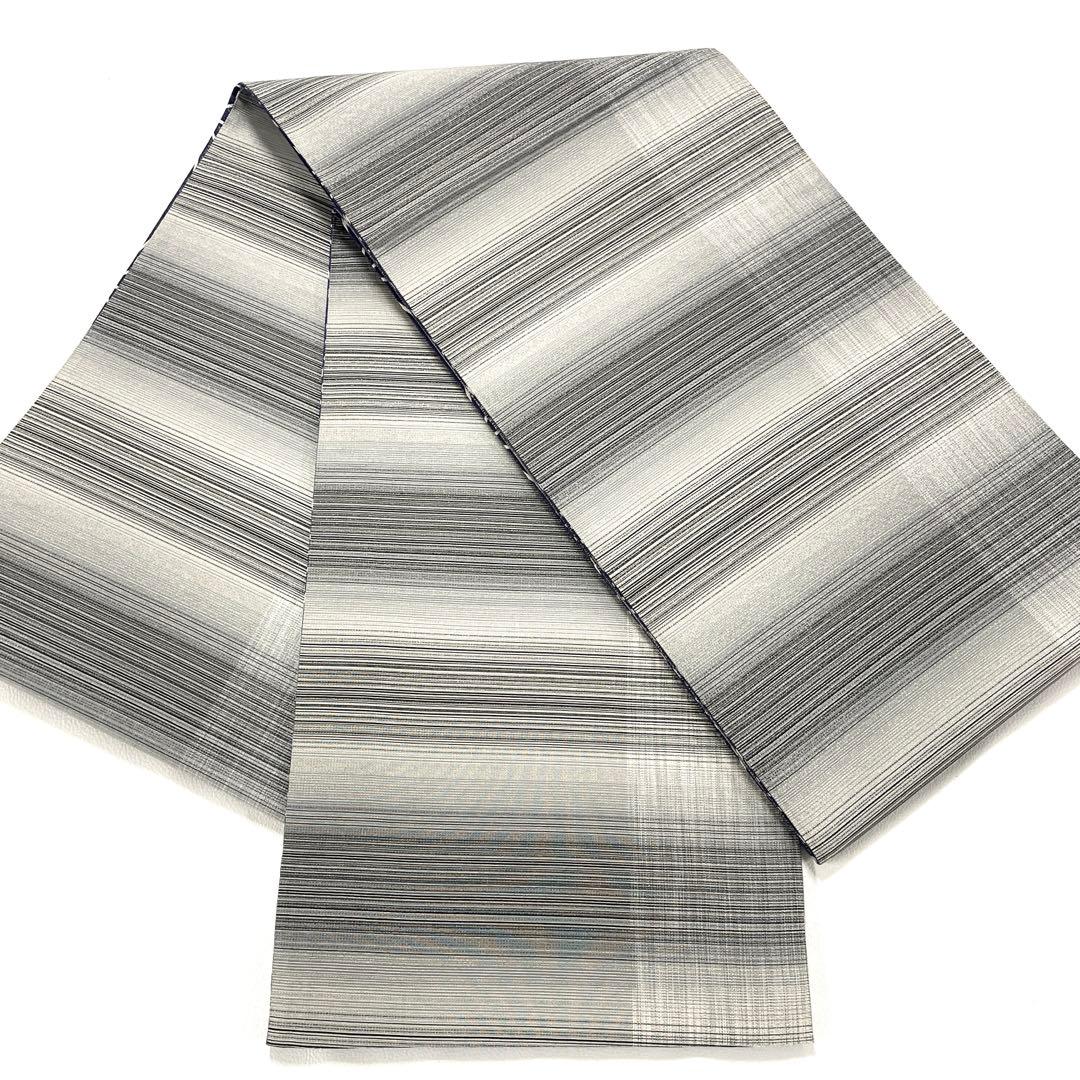 帯4974 ●高級 正絹 両面全通 リバーシブル 袋帯