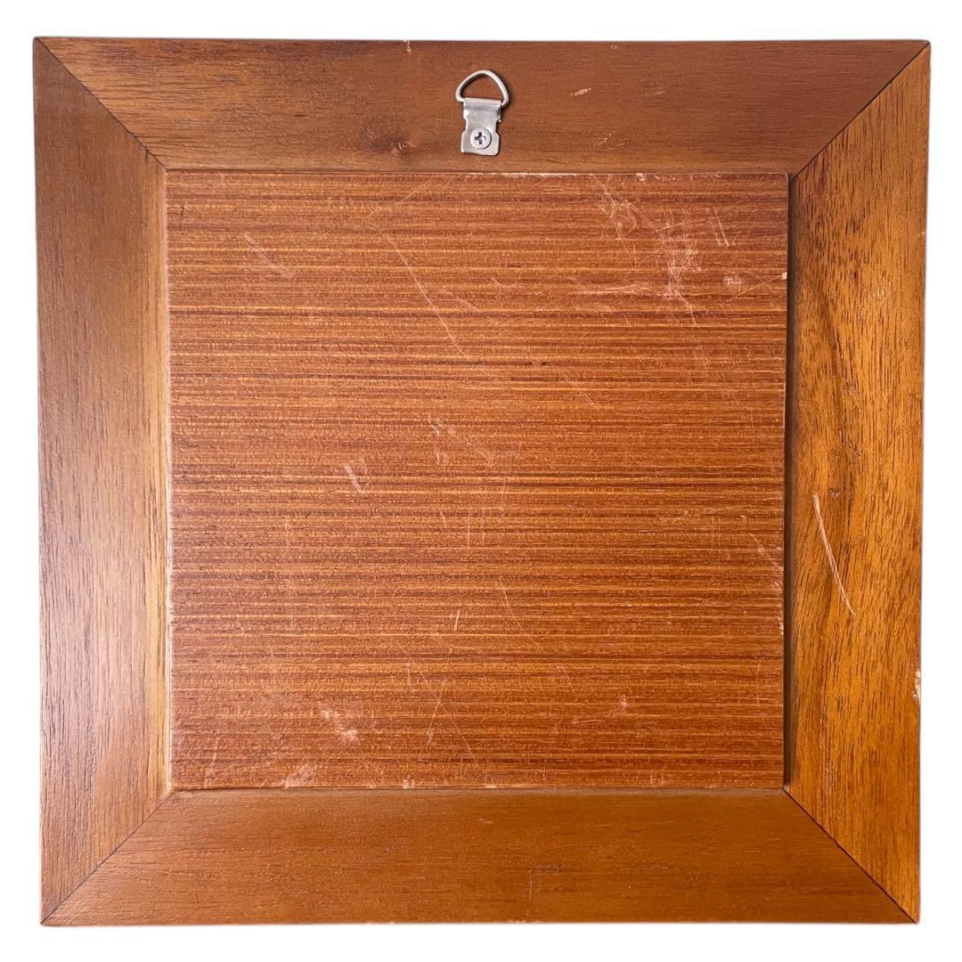 高級チーク材×天然石 壁掛け3点セット｜バリ風 アジアンインテリア（補修あり）