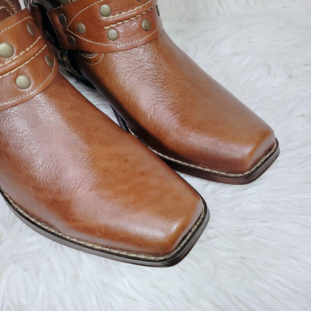 極美品✨Jracker's カウボーイ ウエスタンブーツ リング スタッズ