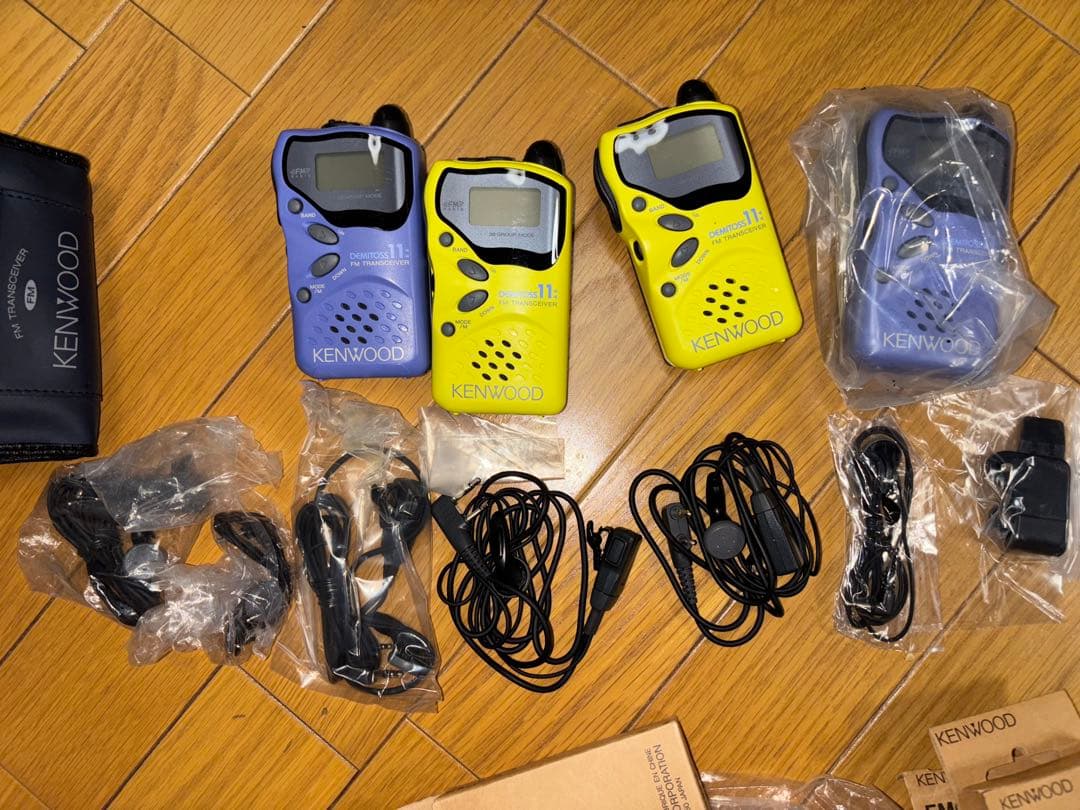 KENWOOD トランシーバー 4台セット