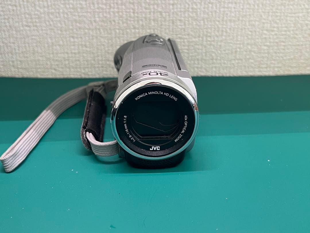 【美品★バッテリー2個】JVC Everio GZ-E220 シルバー フルHD