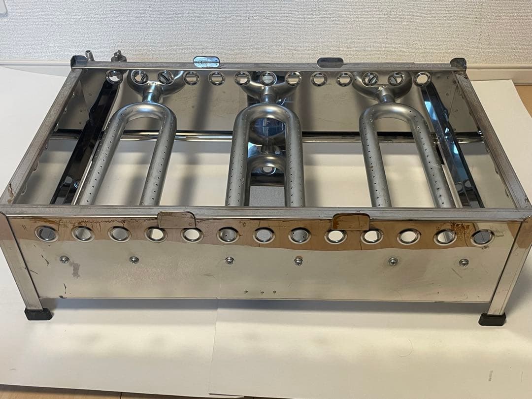 伊東金属 ガス式 たこ焼き器 １８穴 ３連　ジャンボたこ焼き 183SH