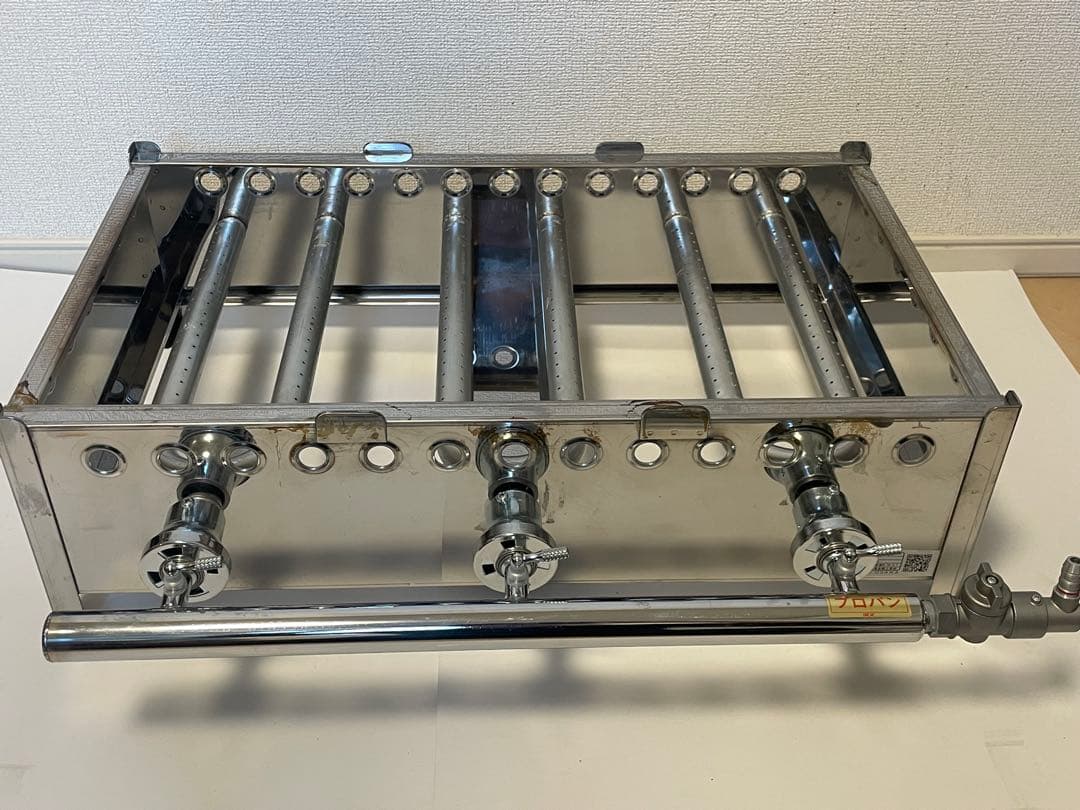 伊東金属 ガス式 たこ焼き器 １８穴 ３連　ジャンボたこ焼き 183SH