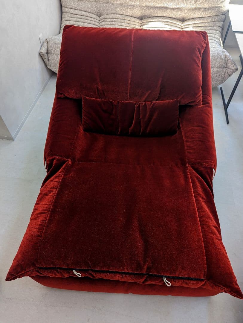 極上品　【ligne roset】ロゼ プリューミー　1Pソファ＆パフ