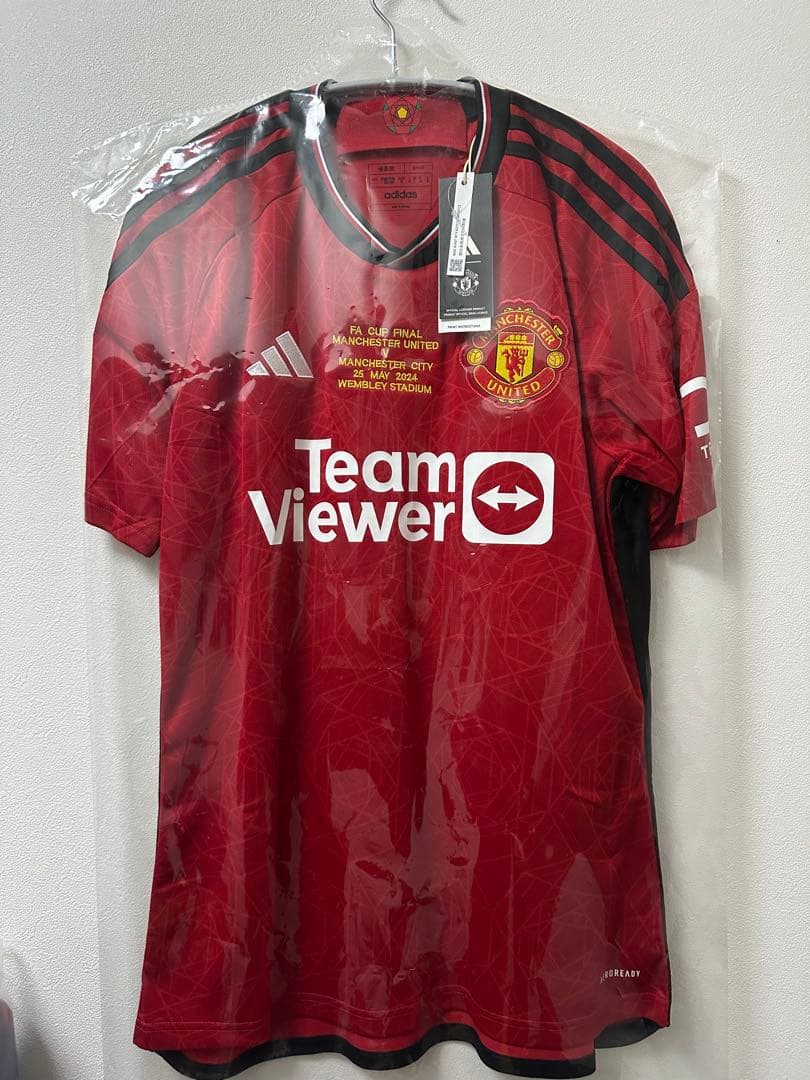 マンチェスターユナイテッド　ユニフォーム　メイヌー　FAカップ　23/24（H）