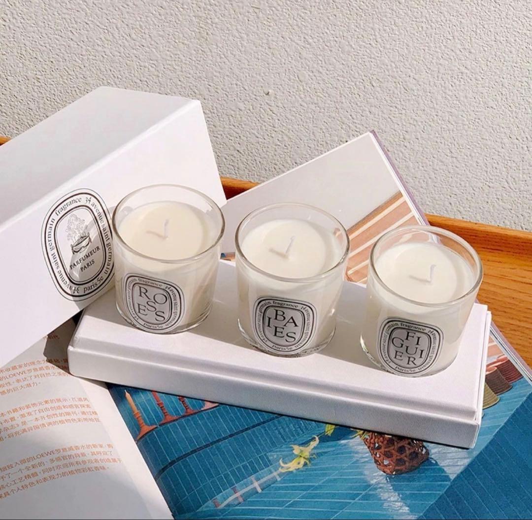Diptyque キャンドル70g✖️ 3個セット ☆袋付き