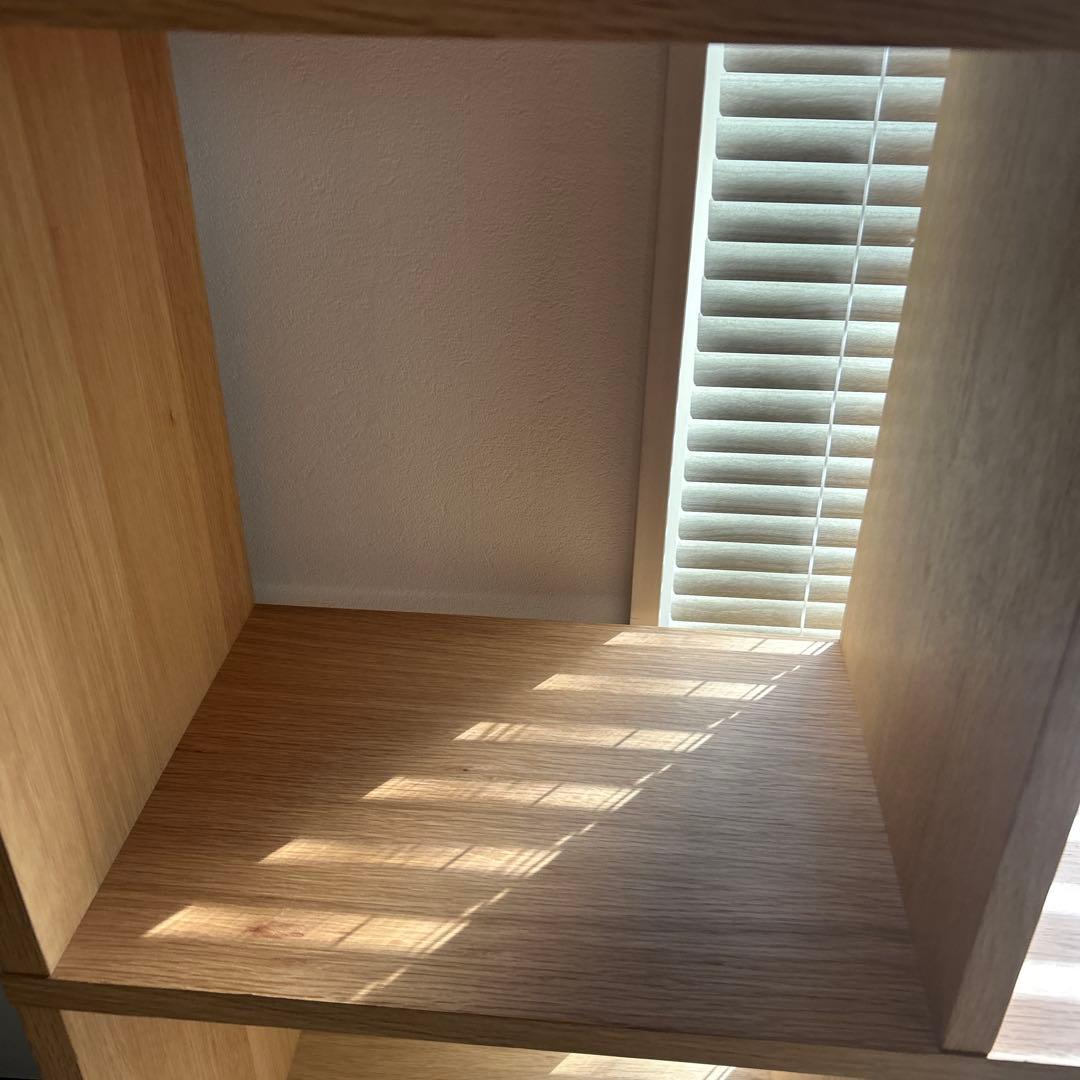 無印良品 スタッキングシェルフセット3段 幅122×奥行28.5×高さ121cm