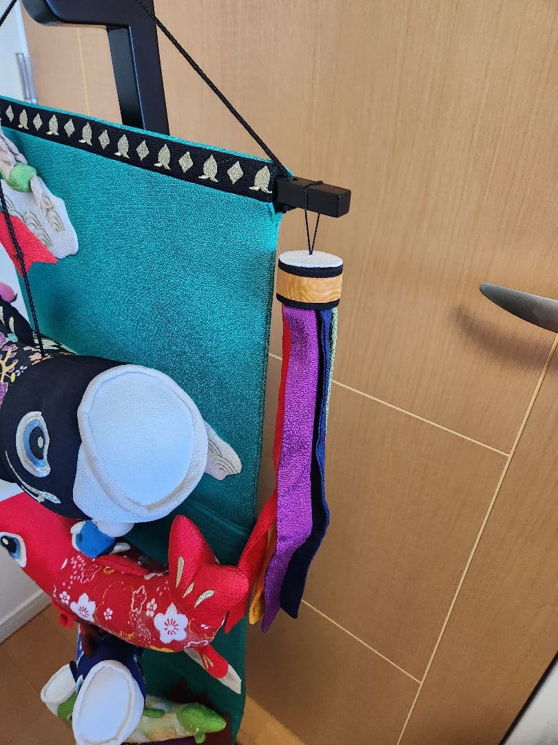 室内用鯉のぼり 　桃太郎　スタンド付き