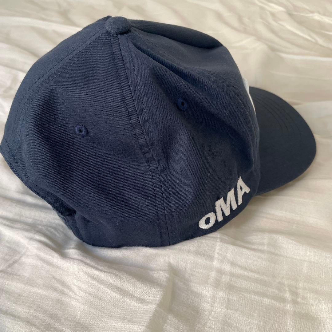 逆履き様　【正規品】oMA キャップ　ネイビー