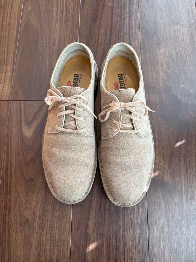 美品 supreme clarks Desert Mali Low
