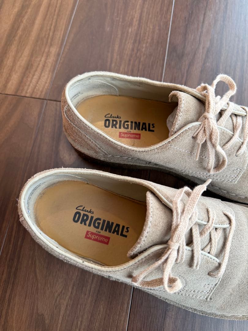 美品 supreme clarks Desert Mali Low