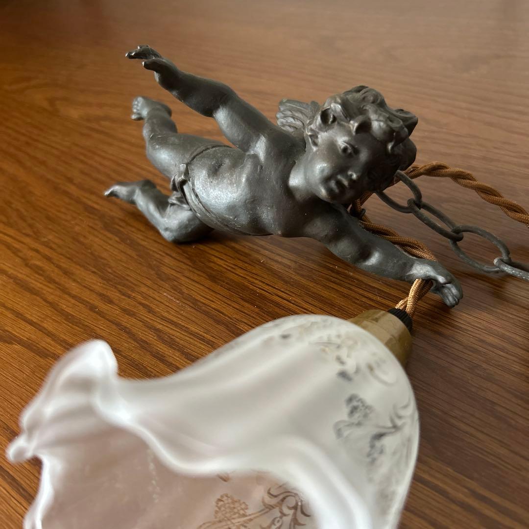 ヴィンテージ　天使のペンダントライト