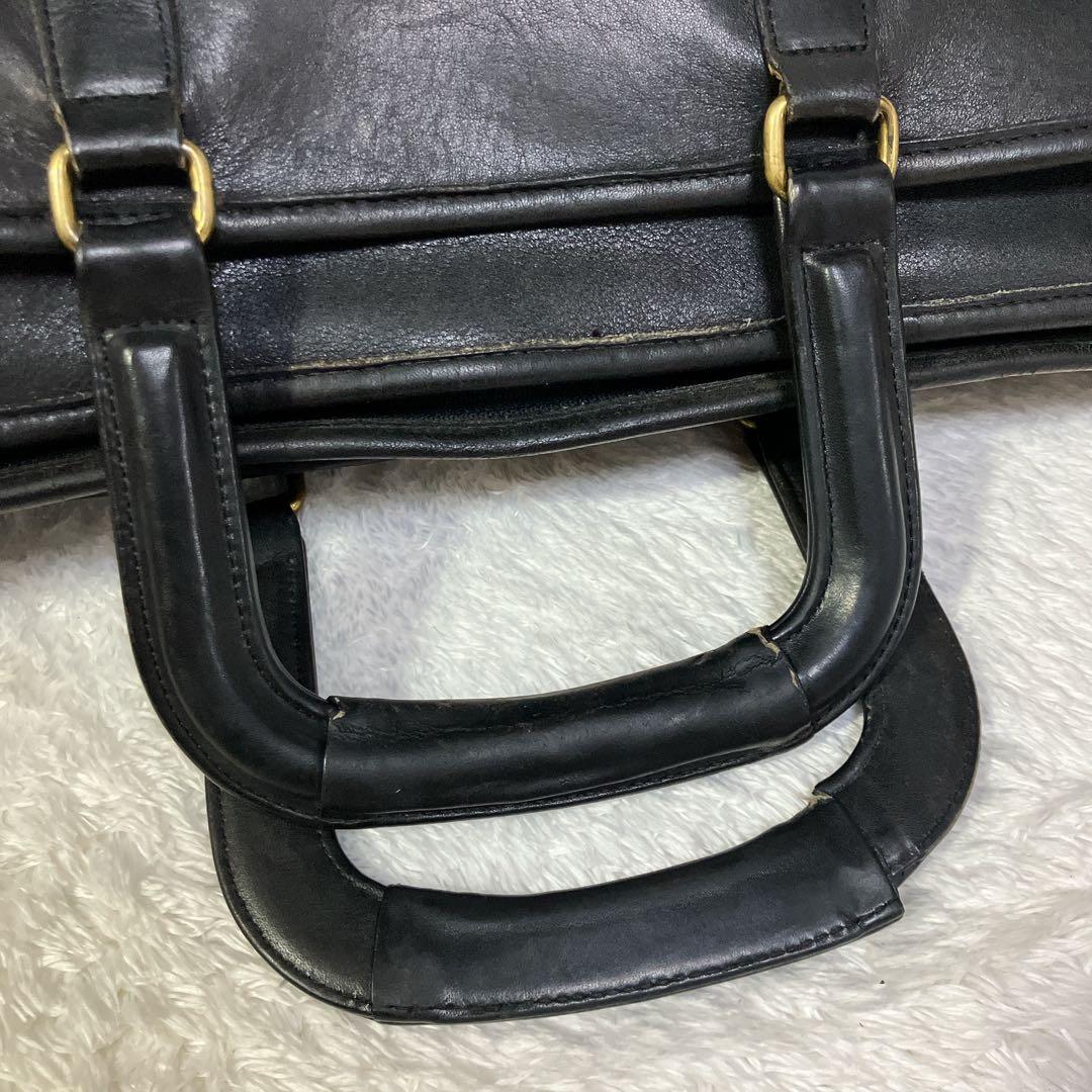 オールドコーチ　coach ブリーフケース　オールレザー　2way 5282