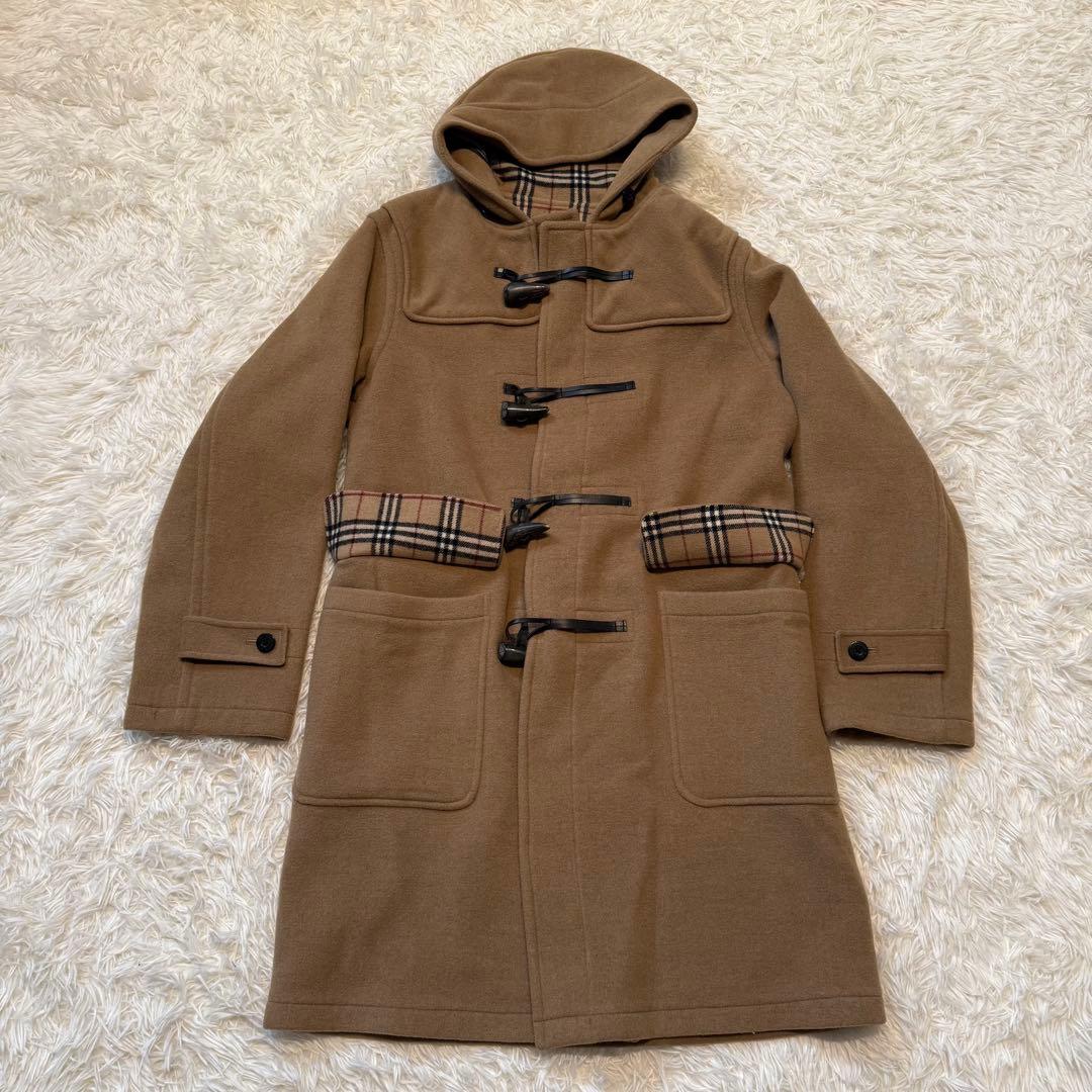 【美品】バーバリーブラックレーベル コート ダッフル ノバチェック ベージュ M
