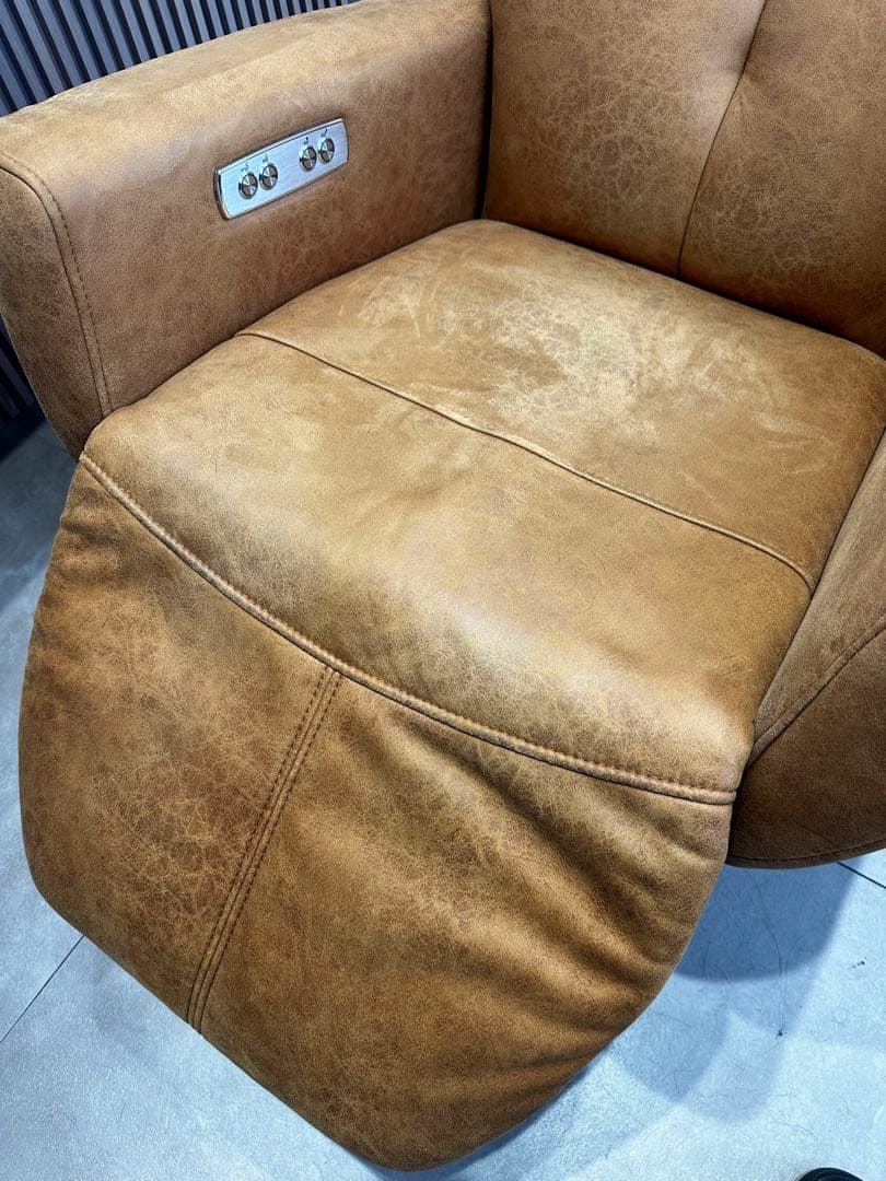 RELAX FORM ブラウン電動リクライニングソファ