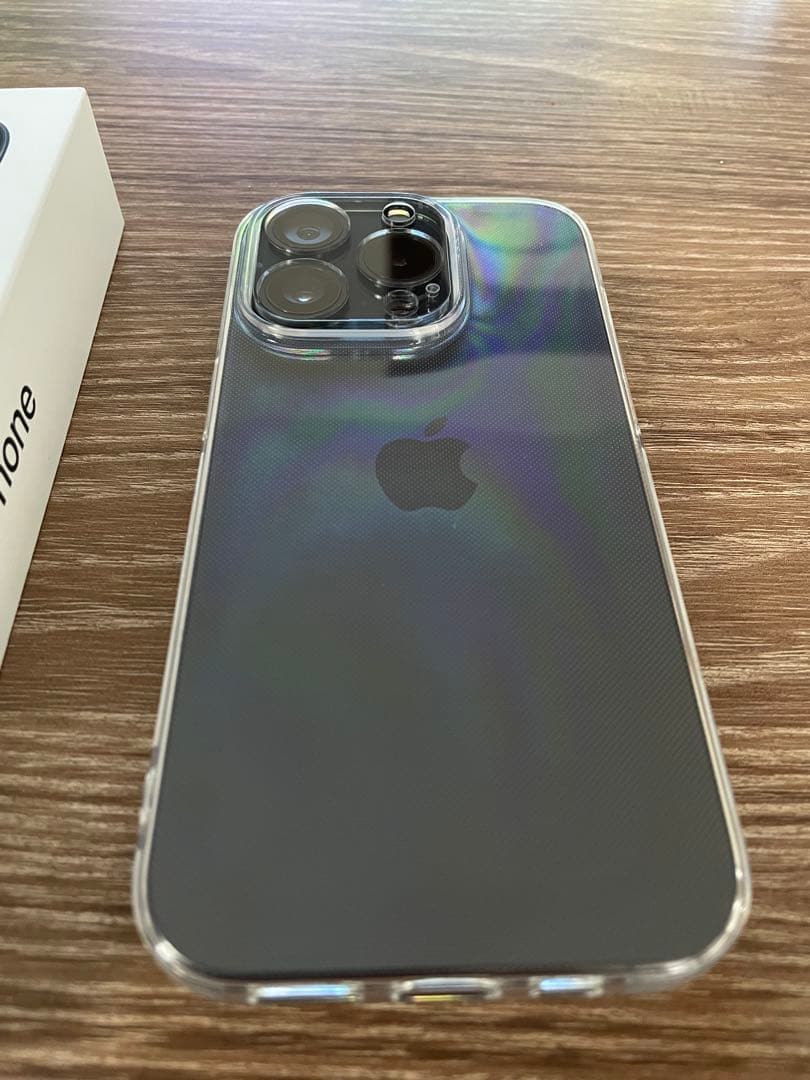 美品 iPhone15pro128GB ブラックチタニウム