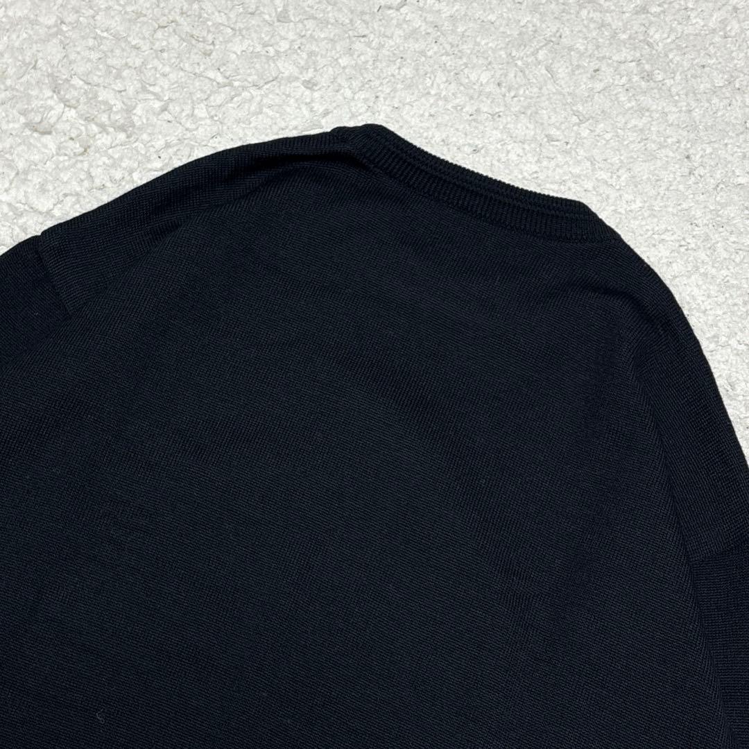 【未使用級】クリスチャンディオールスポーツ 長袖ニット プルオーバー ロゴ刺繍