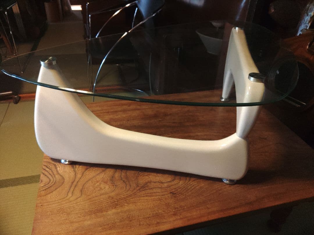 希少　ミッドセンチュリー　スペースエイジ　コーヒーテーブル　ポストモダン