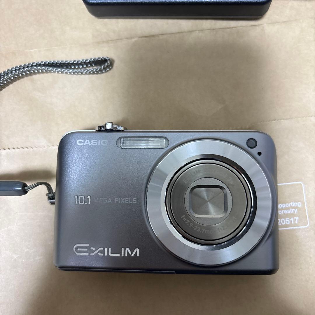 CASIO デジタルカメラEXILIMエクシリムex-z1018 グレーコンデジ