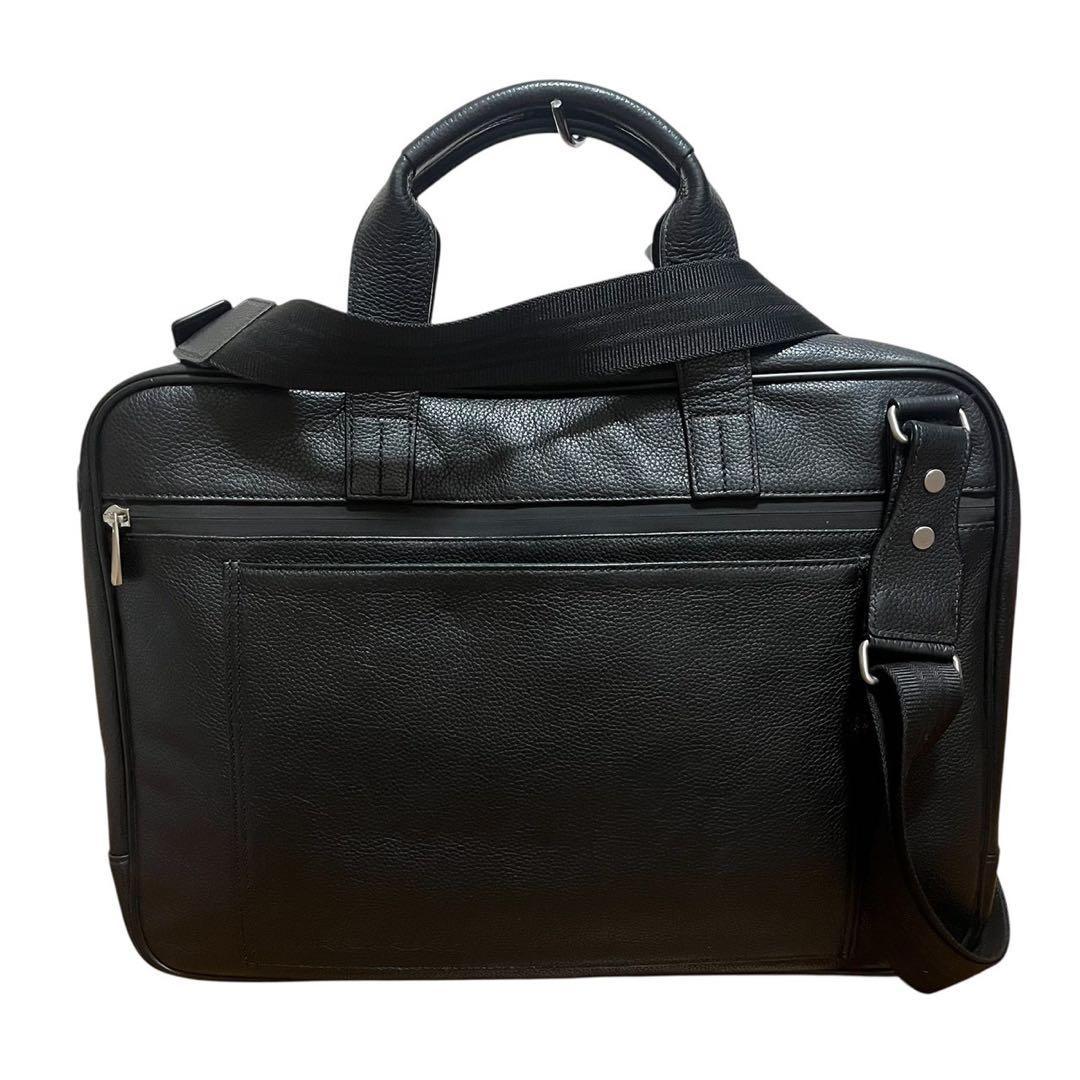 ✨極美品✨ ダンヒル ビジネスバッグ ロゴ型押し 2way レザー ブラック