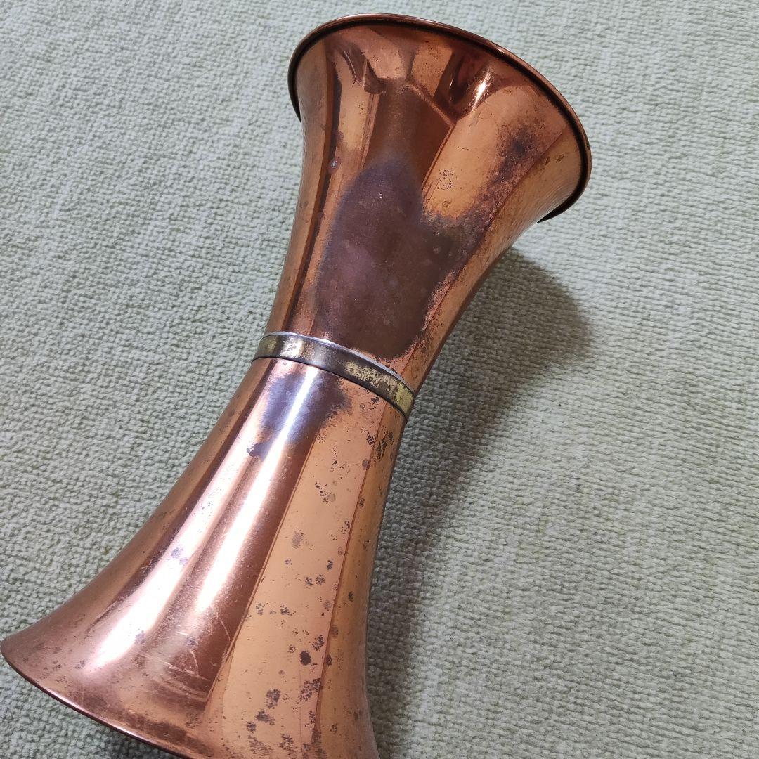 アンティーク　銅製？　花瓶　インテリア　オブジェ　置物