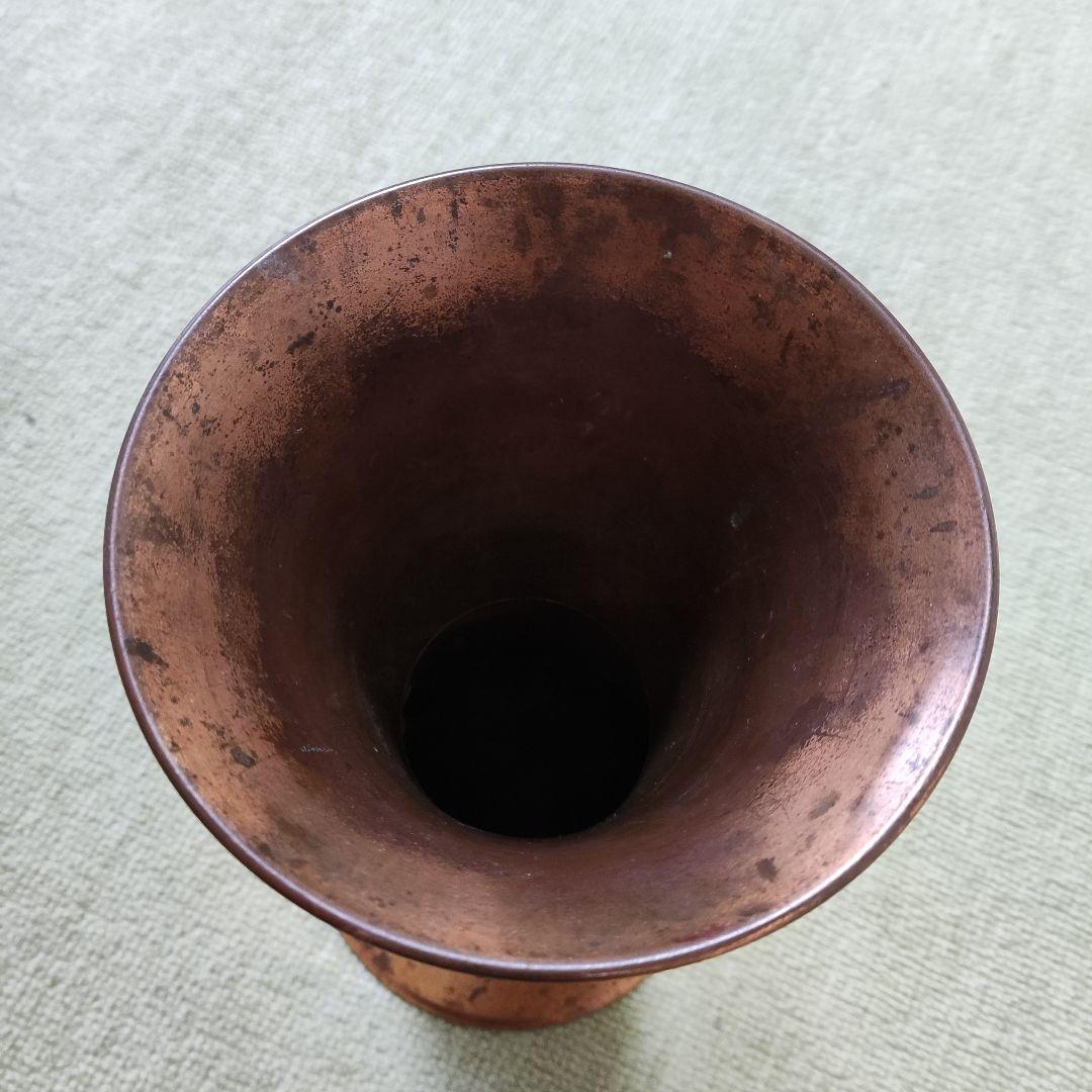 アンティーク　銅製？　花瓶　インテリア　オブジェ　置物