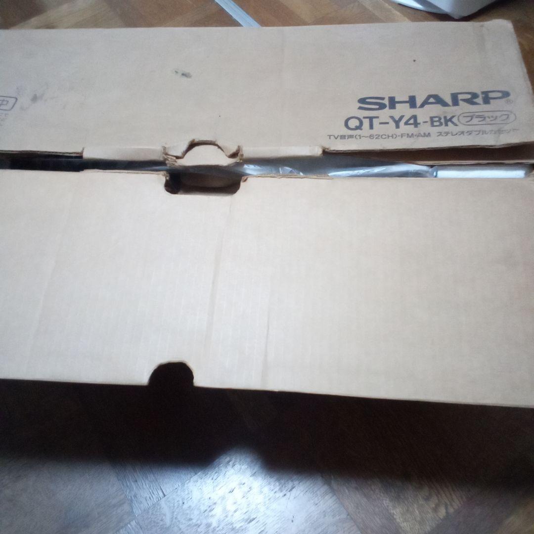 星*哥様 希少　SHARP　ステレオダブルカセット　未使用品　ジャンク