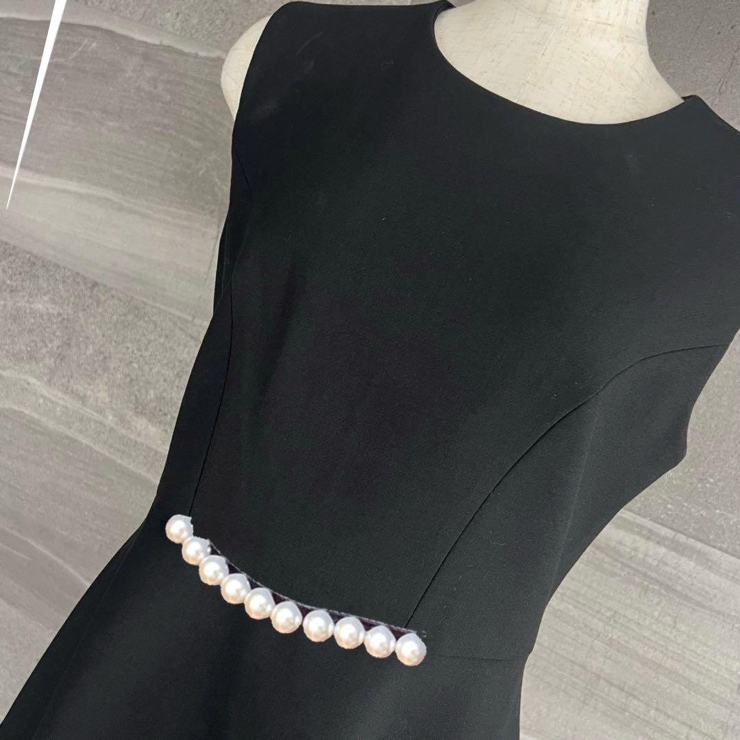 美品 YOKO CHAN ヨーコチャン パール ワンピース Aライン