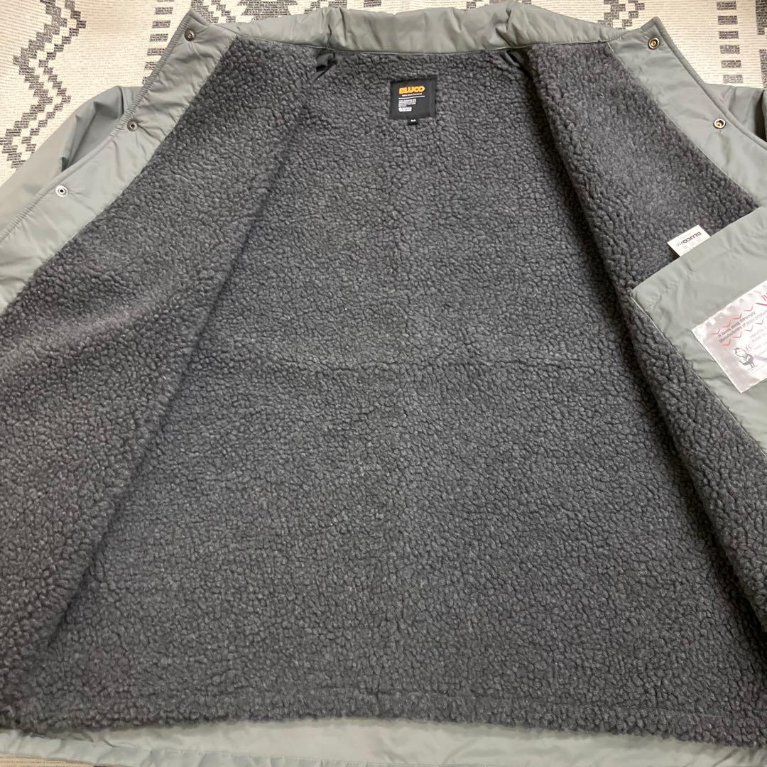 ガ*ソ様 ＢＬＵＣＯ　ボアコーチジャケット　Ｍ　グレー